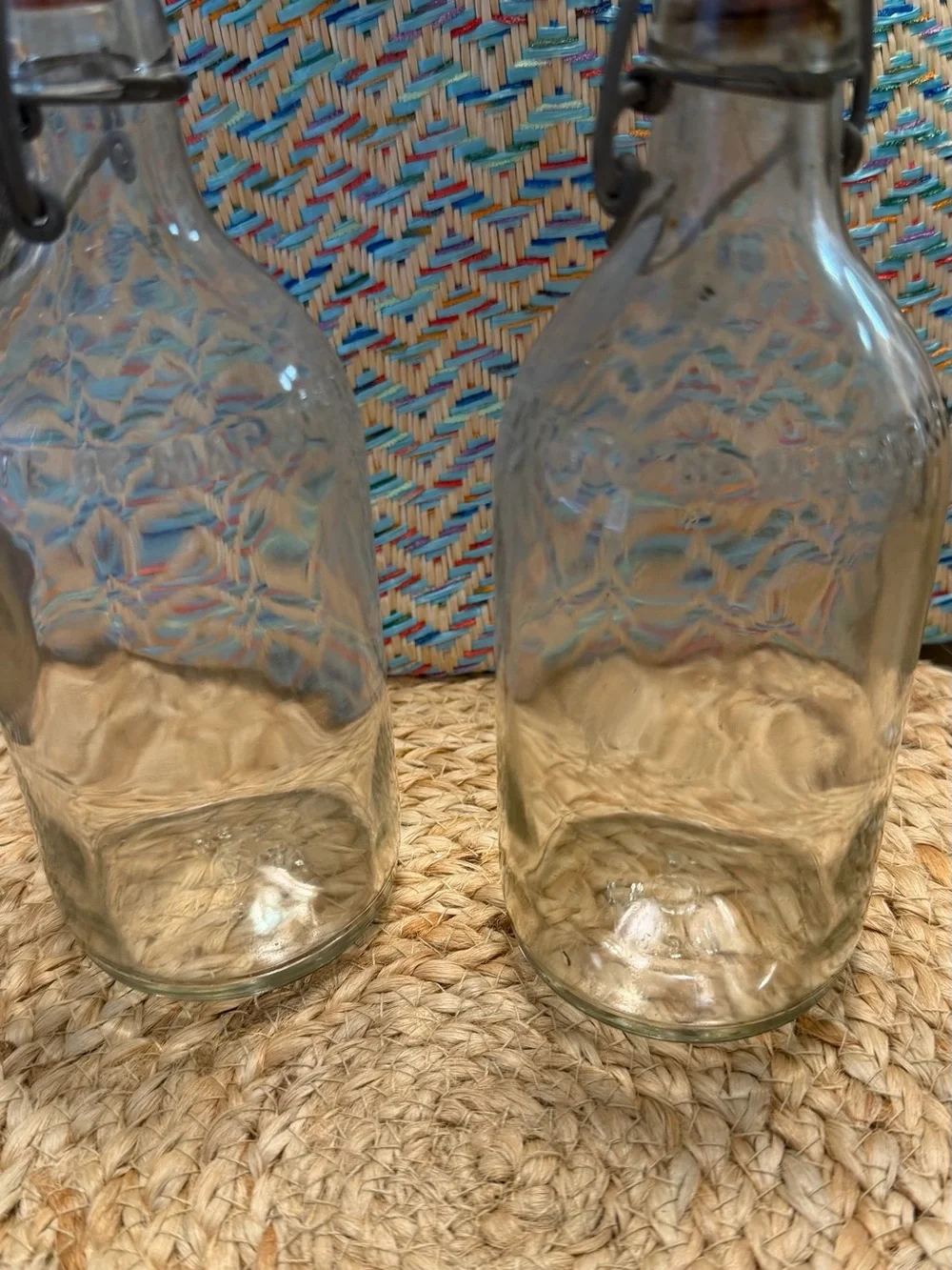 Vintage Citrate of Magnesia bottles w/Glass Swing-Top Bottle